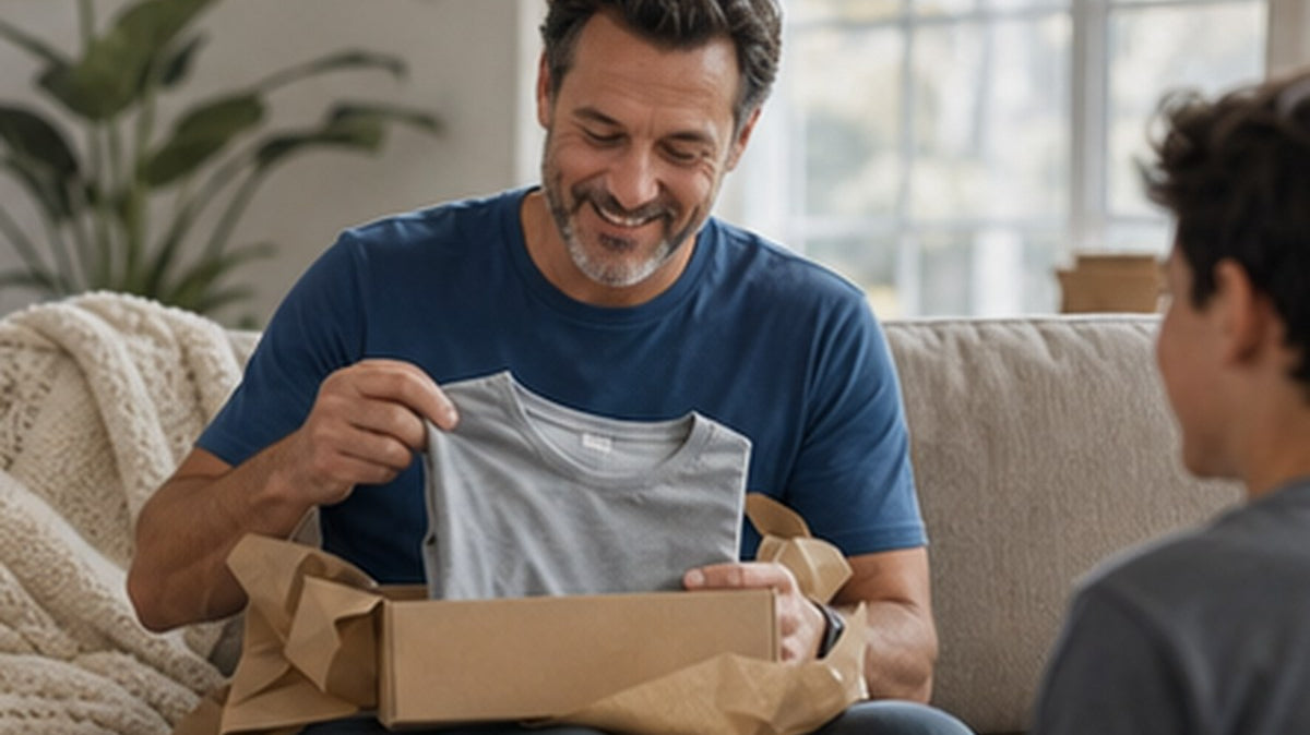 Textale blog cover: Father's Day Gift for a New Step-Dad: First-Year Thoughtful Tee Pick 2026