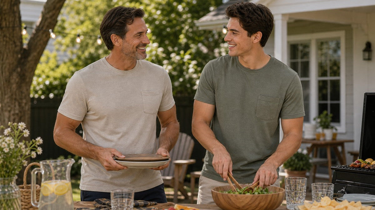 TexTale blog cover: Father-Son Matching T-Shirt Set for Father's Day 2026: A Practical Guide