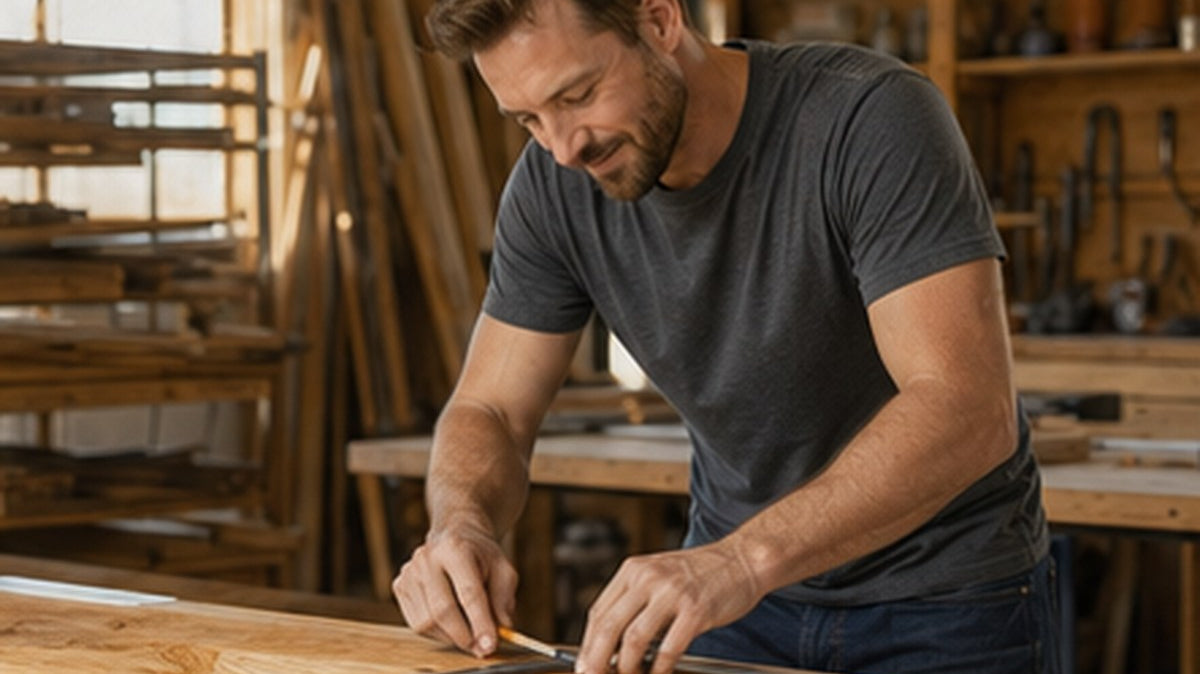 Textale blog cover: Father's Day Gift for the DIY Handyman Dad: Workshop Tee 2026