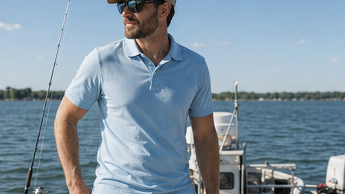 Textale blog cover: Father's Day Gift for the Fishing Dad: UPF Polo Sun Protection 2026