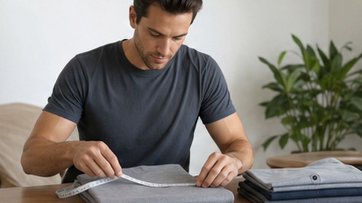 Textale blog cover: How to Choose Father's Day Shirt Size for Dad Without Asking Him (2026 Guide)