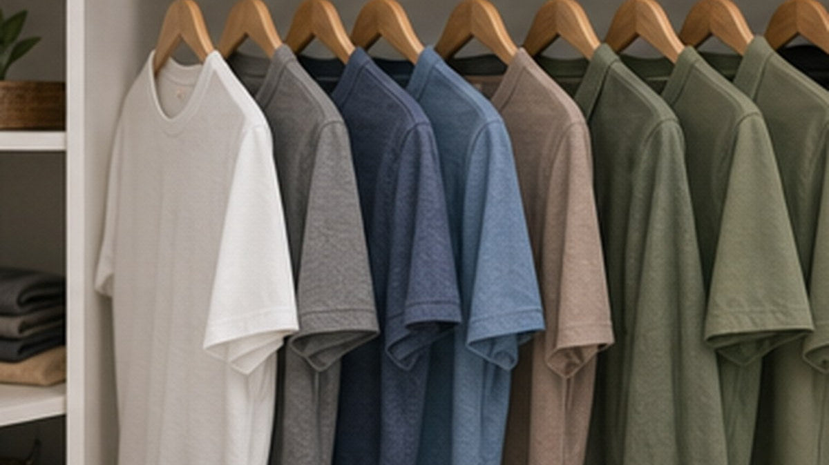 Textale blog cover: How to Build a Capsule Wardrobe With Stain Resistant Shirts