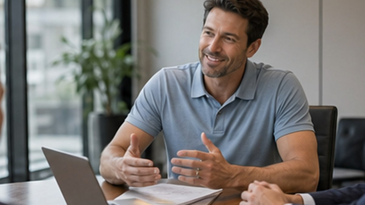 Textale blog cover: 5 Tips for Odor-Free Polo Shirts at Business Meetings and Beyond