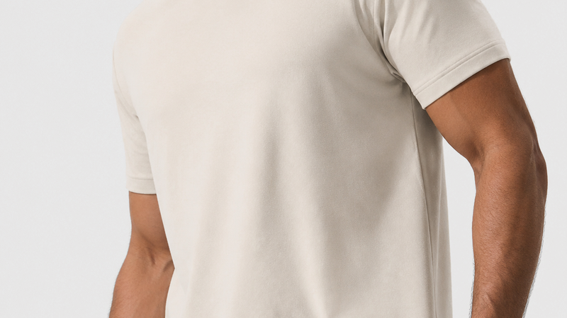 TexTale FRESH Stain-Repel Relaxed Tee in Ivory for fall tailgate chili cookoff