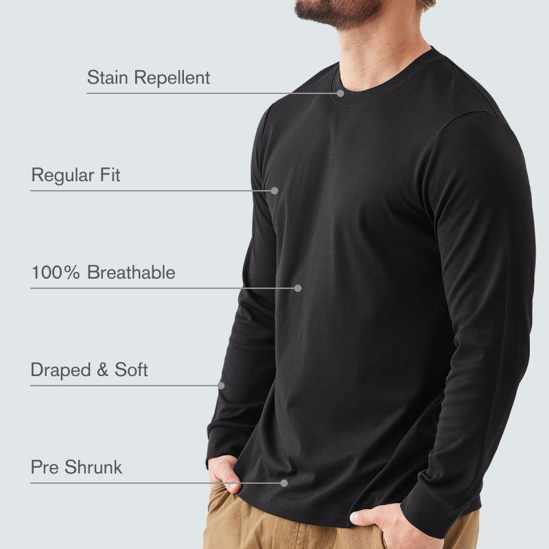 _FRESH Stain-Repel Long Sleeve Tee