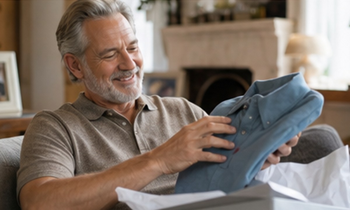 Textale blog cover: Father's Day Gift for the Dad Who Has Everything 2026: A Stain-Repel Tee He Didn't Know He Needed
