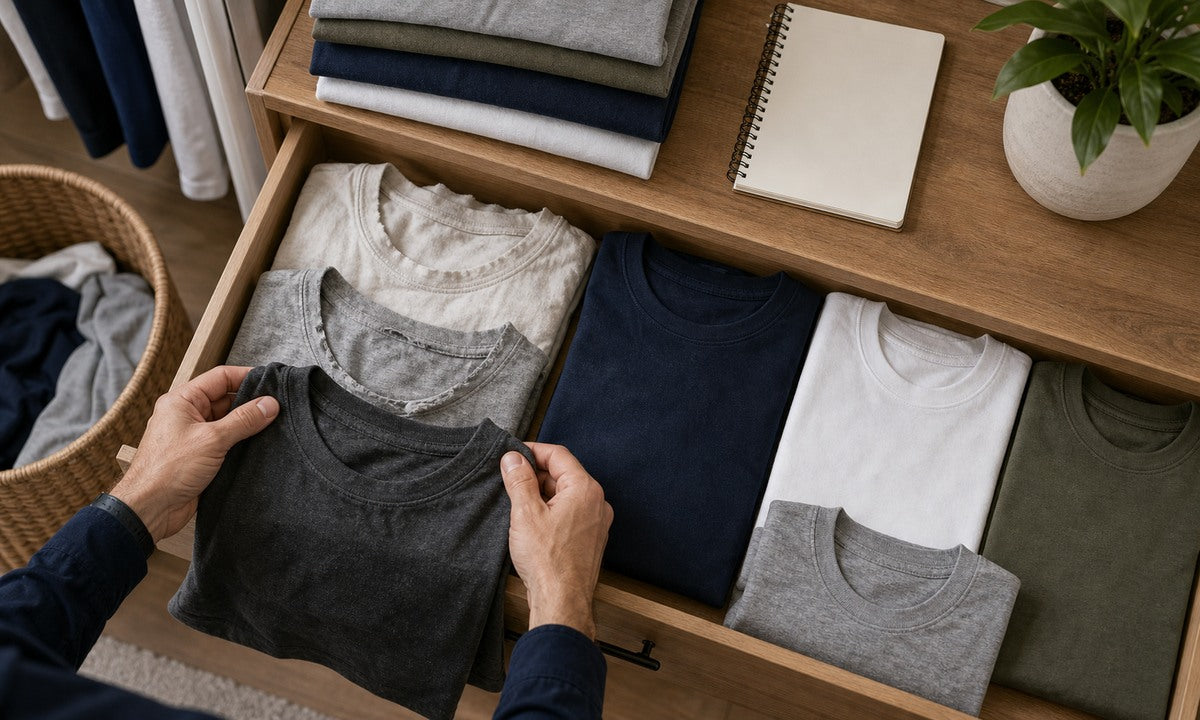 Textale editorial cover: How Often Should You Replace Your T-Shirts? The Cost-Per-Wear Math 2026