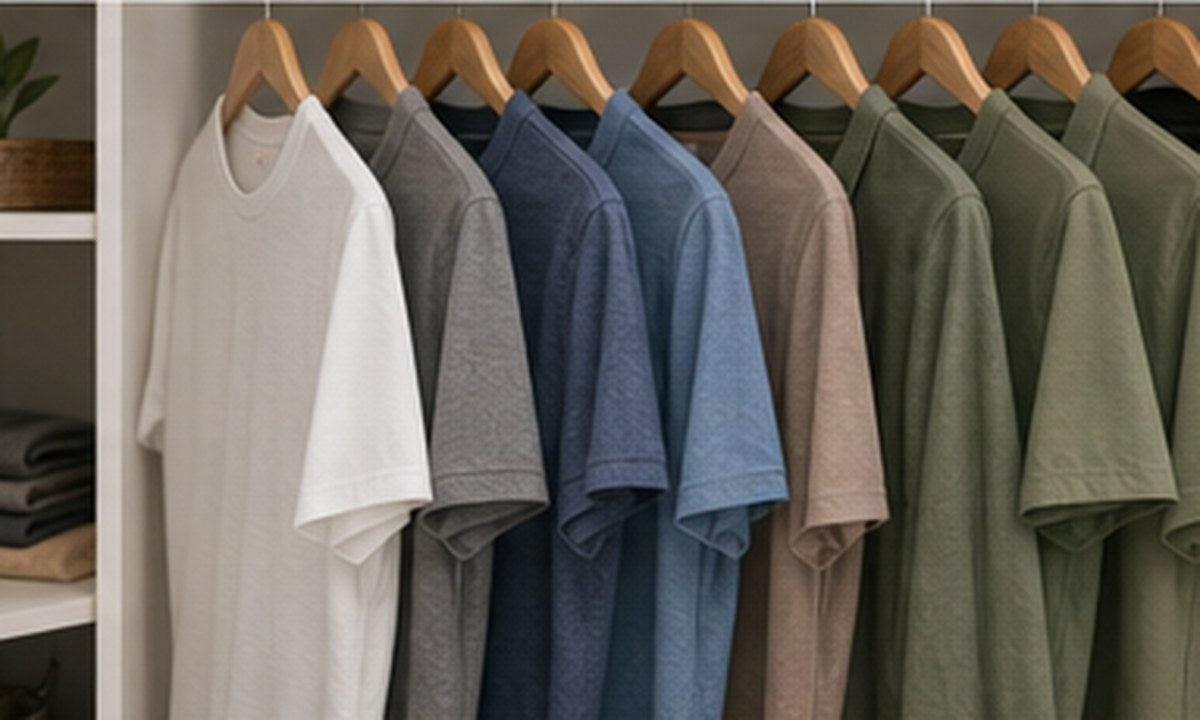 Textale blog cover: How to Build a Capsule Wardrobe With Stain Resistant Shirts