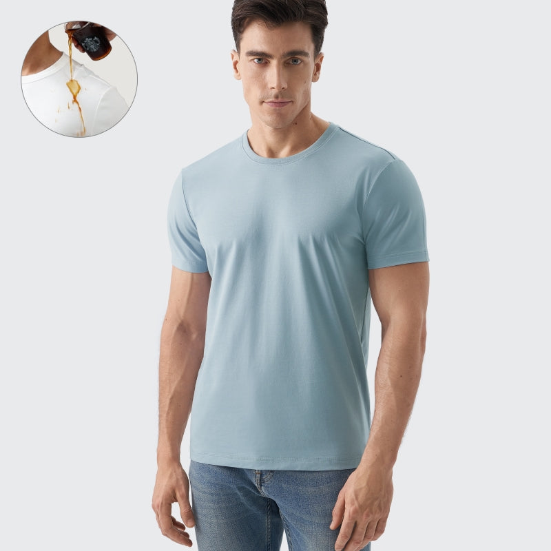 TexTale FRESH Stain-Repel Signature Tee in sierra blue