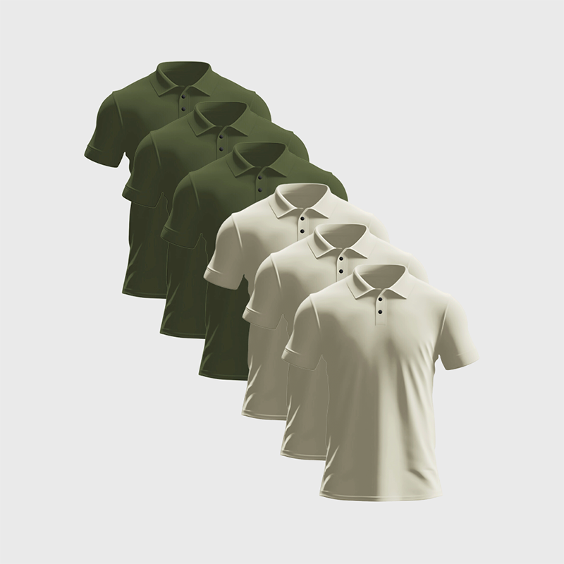 Ivory Oasis Breezy Polo 6-Pack