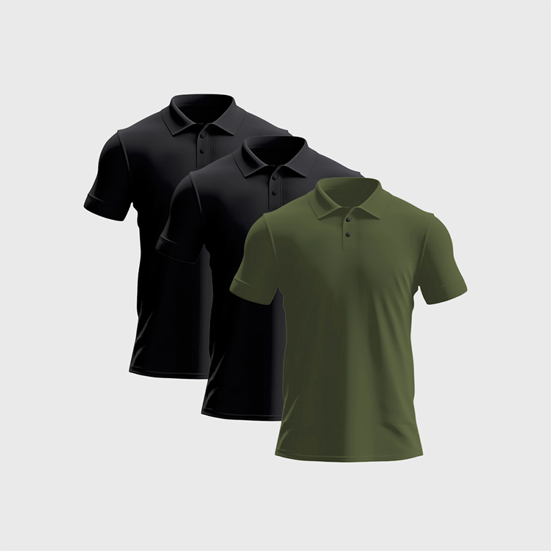 Olive Obsession Breezy Polo 3-Pack