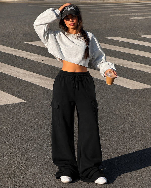 _SKIN Wide-Leg Trousers