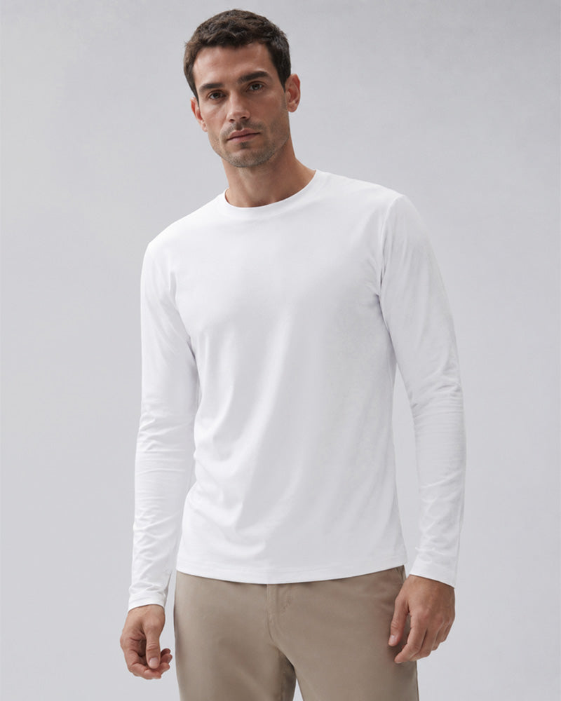 _FRESH Stain-Repel Long Sleeve Tee | Stain-Resistant, Soft