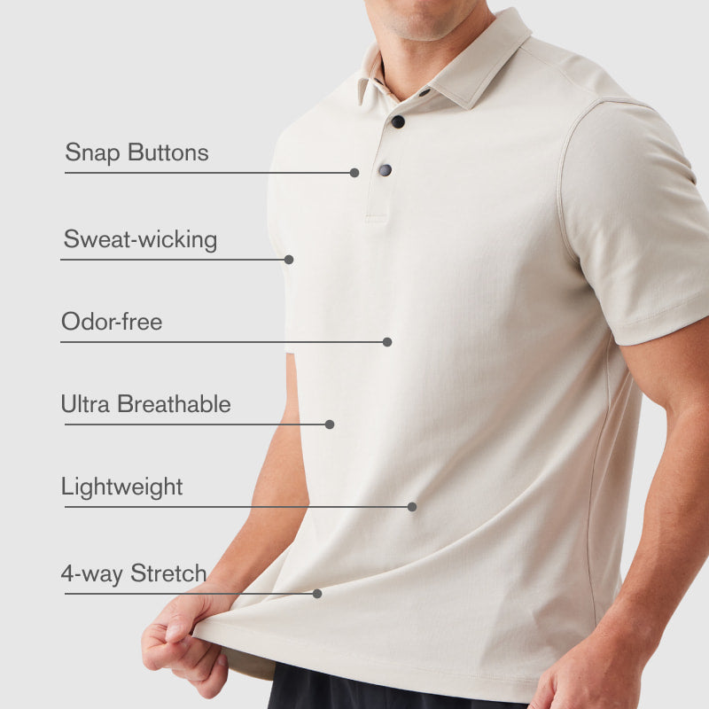 Neutral Breezy Polo 6-Pack
