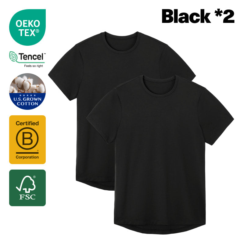 _FRESH Stain-Repel Signature Tee 2-Pack