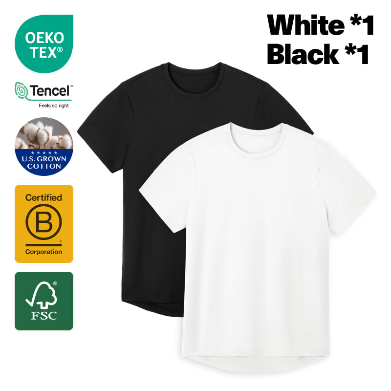 _FRESH Stain-Repel Signature Tee 2-Pack