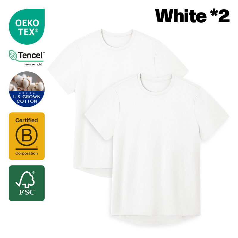 _FRESH Stain-Repel Signature Tee 2-Pack